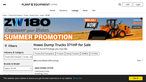 Howo - 371HP Dump Truck