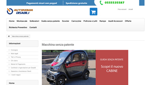 CABINE - Minicar Elettrica Senza Patente