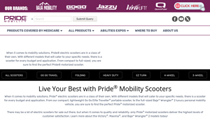 Pride Mobility - Adult Electric Mobility Scooters