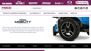 Pride Mobility - 4-Wheel Mobility Scooters