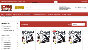 Primary Mover - Telescopic Dump Trailer Cylinder Kit