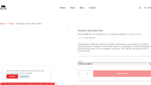 Prime Bike Parts - Predator Ghost Mini Trike