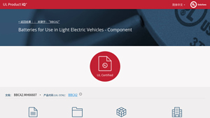Yangzhou Whanlong Electric Vehicle Co., Ltd. - BBCA2 Battery