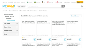 PttAVM - Elektrikli Motosikletler