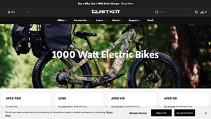 QuietKat - 1000 Watt Electric Bikes