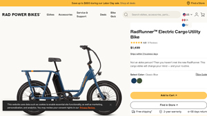 Rad Power Bikes - RadRunner™ Electric Cargo Utility Bike