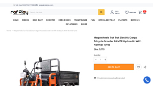 Megawheels - Electric Cargo Tricycle Scooter