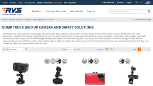 Rear View Safety - Dump Truck Backup Camera Systems