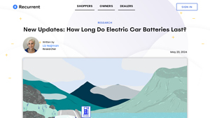Recurrent Auto - Electric Car Battery Insights
