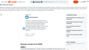 F750 - Reliable Dump Truck for Log Hauling