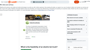 Reddit - Electric Kei Trucks