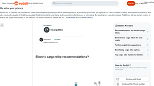 XCYC - Electric Cargo Trike