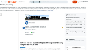Reddit - 8x4 Trucks for Heavy Loads
