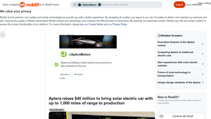Aptera - Solar Electric Car