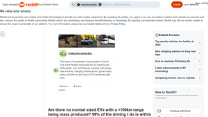 Reddit - Short-Range EV Solution