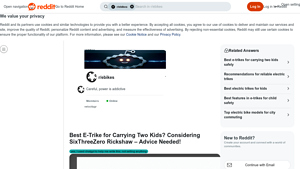 SixThreeZero - Rickshaw E-Trike