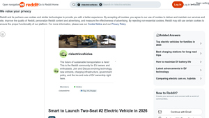 Smart - #2 Electric Vehicle