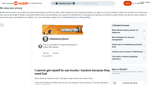 Satisfactory - Trucks and Tractors