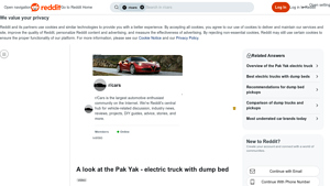 Pak Yak - Electric Dump Truck