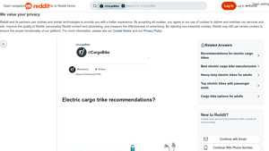 XCYC - Electric Cargo Trike Features