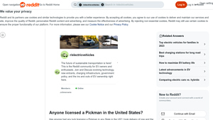 Pickman - Low Speed Vehicle Licensing Issues