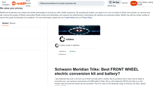 Schwann - Meridian Trike Conversion Kit