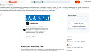Reddit - Wheelchair Accessible EV Challenges