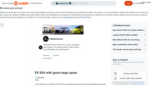 EV Blazer - Cargo Space Consideration