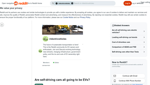 Self-Driving Cars - Electric Vehicle Integration