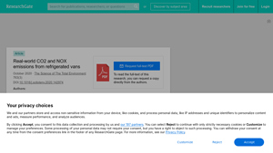 ResearchGate - Refrigerated Vans