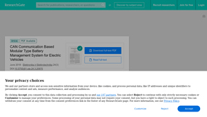 ResearchGate - Modular Battery Management System for EVs