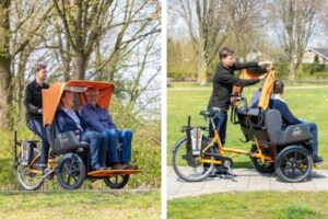 A stock image illustrating rikscha elektro fahrrad concepts