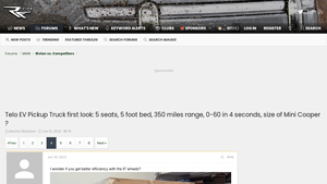 Rivian - Telo EV Pickup Truck