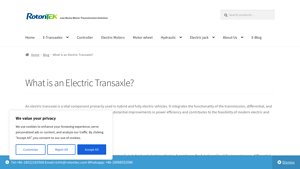 Rotontek - Electric Transaxle Solutions