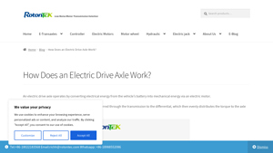 Rotontek - Electric Drive Axles