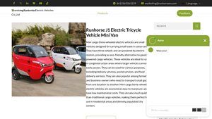 Runhorse - J1 Electric Tricycle Vehicle