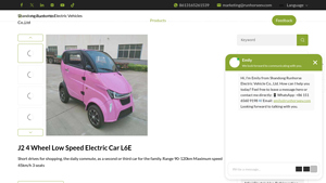Run Horse - J2 4 Wheel Low Speed Electric Car L6E