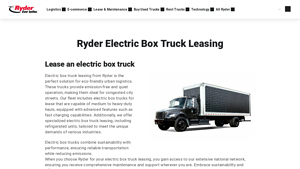 Ryder - Electric Box Truck Leasing