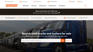 Schneider - Used Semi-Trucks and Trailers