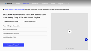 Shackman - Heavy Duty Dump Truck SX3255DT364