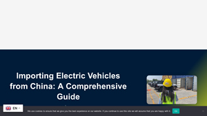 Sino Shipping - BEV/EV/NEV Import Strategy
