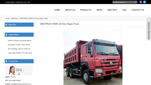 Sinotruk - HOWO 6 x 4 Dump Truck