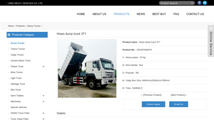 Sino Heavy Vehicles - Howo Dump Truck 371