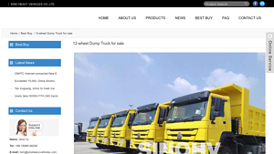 Sino Heavy Vehicles - 12-Wheel Dump Truck