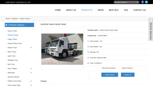 Sinotruk - Howo Tractor Head