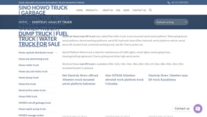 Sinotruk - Man Lift Truck