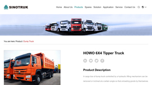 Sinotruk - HOWO 6X4 Tipper Truck