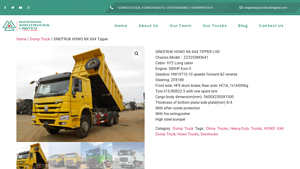 SINOTRUK - HOWO NX 6X4 Tipper