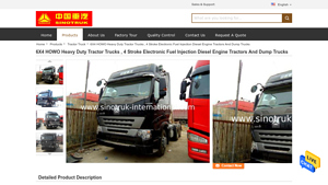 Sinotruk - 6X4 HOWO Heavy Duty Tractor Truck