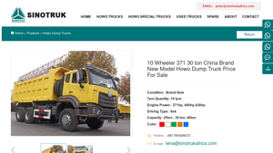 Sinotruk - Howo Dump Truck